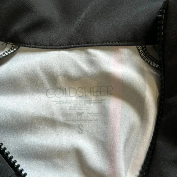 GoldSheep black with Star 1/4 zip jacket/ windbreaker size small - Picture 5 of 6